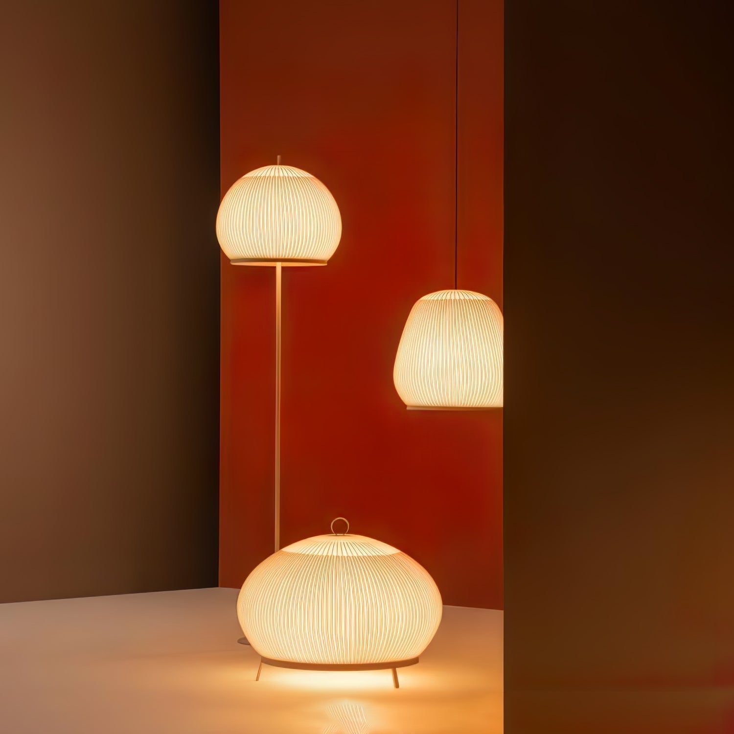 Blythe Minimalistisch Stoff Pendelleuchte Leuchte-Letslighting