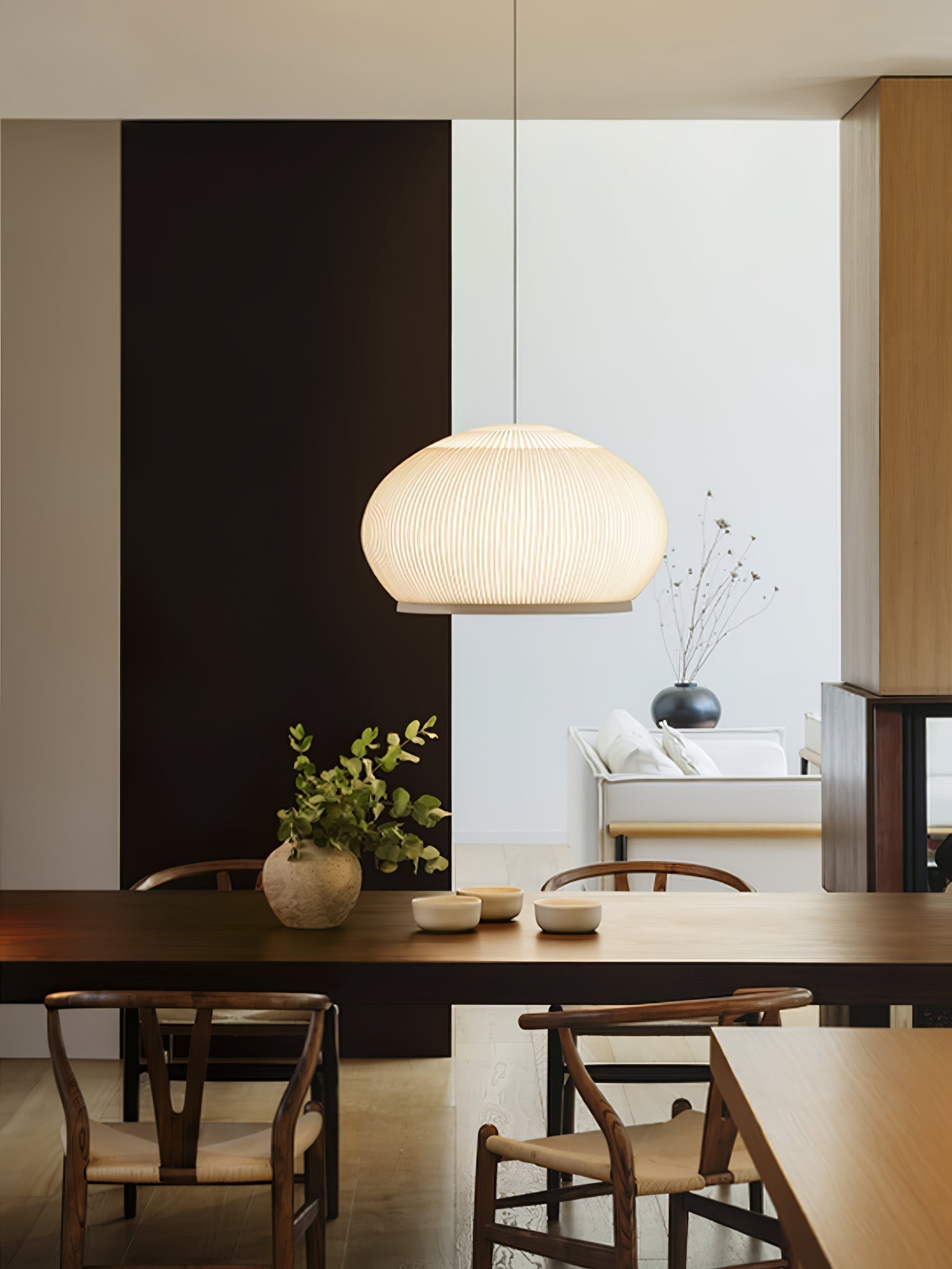 Blythe Minimalistisch Stoff Pendelleuchte Leuchte-Letslighting