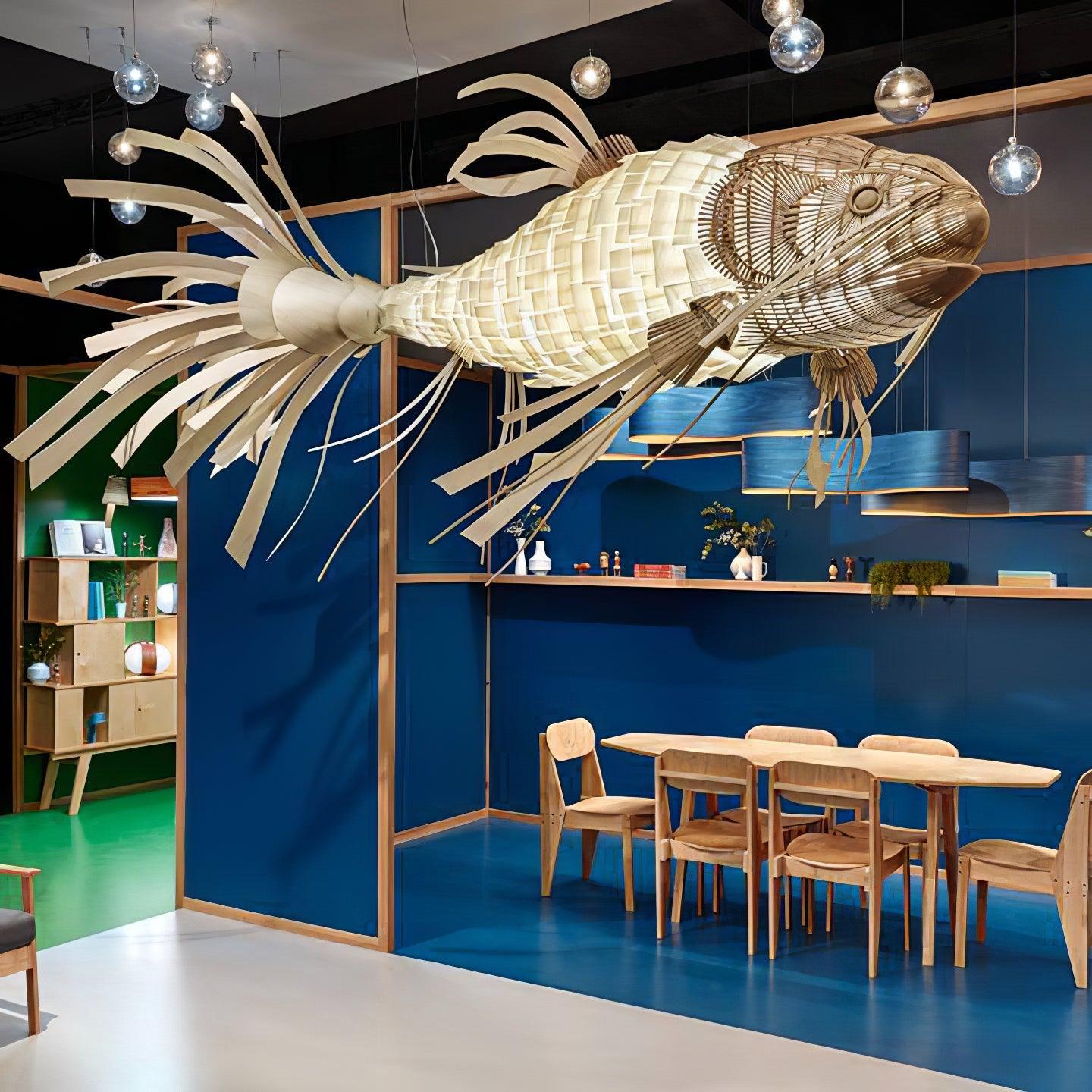 Koi Chandelier - Blowlighting