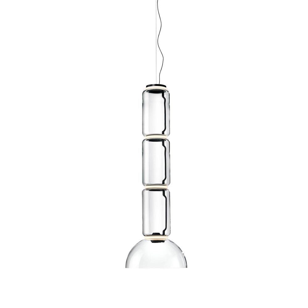 Virelo Stacked Glass Cylinder Pendant Light - Letslighting