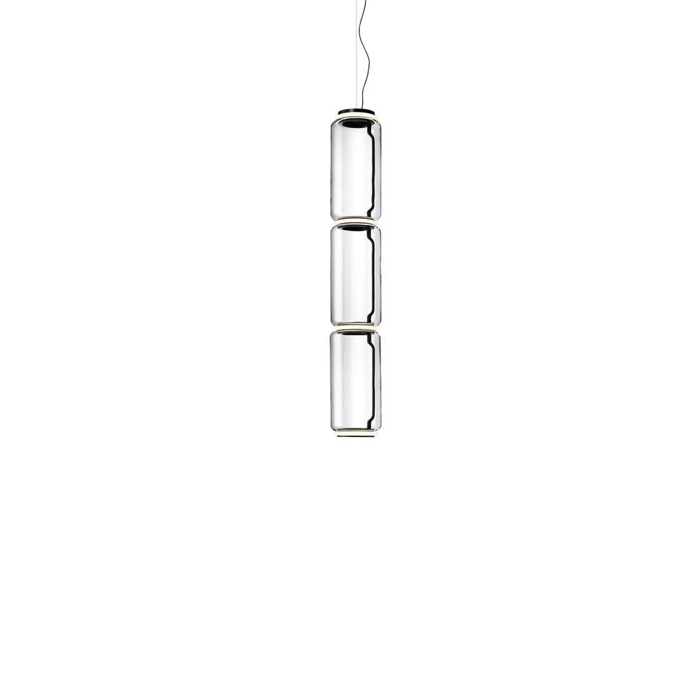 Virelo Stacked Glass Cylinder Pendant Light - Letslighting