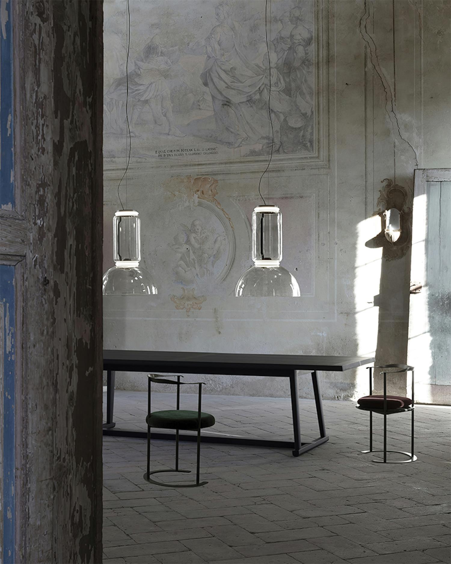 Virelo Stacked Glass Cylinder Pendant Light - Letslighting