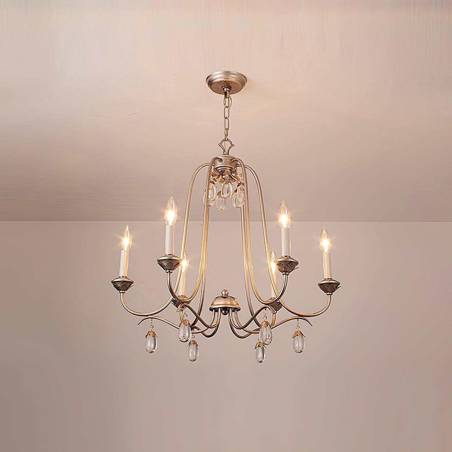 Ocara Vintage Luxus Messing Kristall Kronleuchter-Letslighting