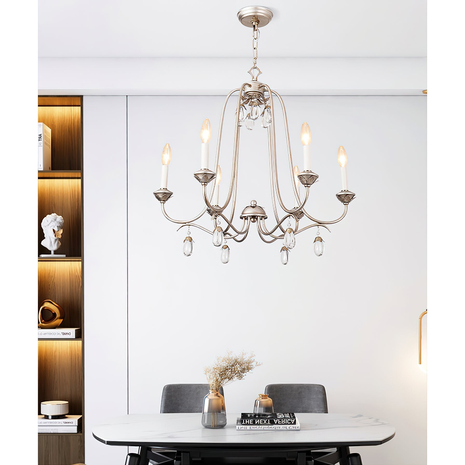 Ocara Vintage Luxus Messing Kristall Kronleuchter-Letslighting