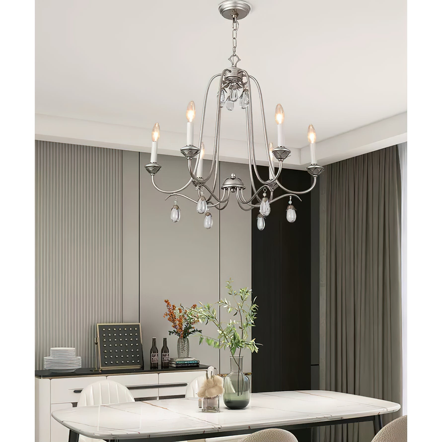 Ocara Vintage Luxus Messing Kristall Kronleuchter-Letslighting
