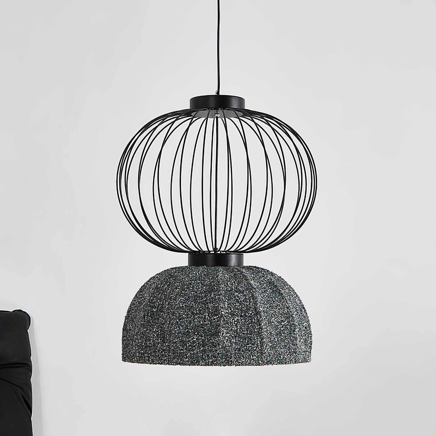 Forge Industrielle Stoff-Pendelleuchte-Letslighting