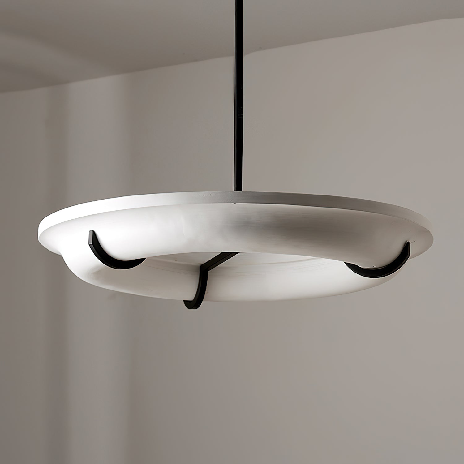 Eldorora Modern Minimalist Brass Alabaster Chandelier - Letslighting