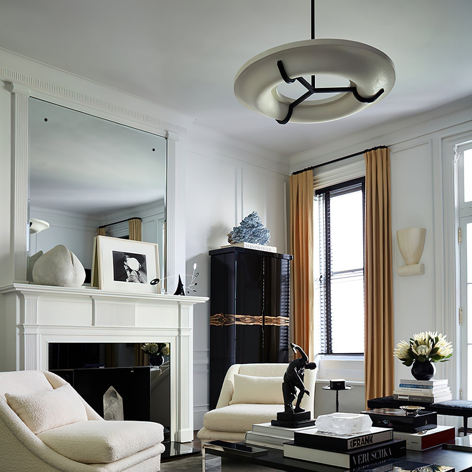 Eldorora Modern Minimalist Brass Alabaster Chandelier - Letslighting