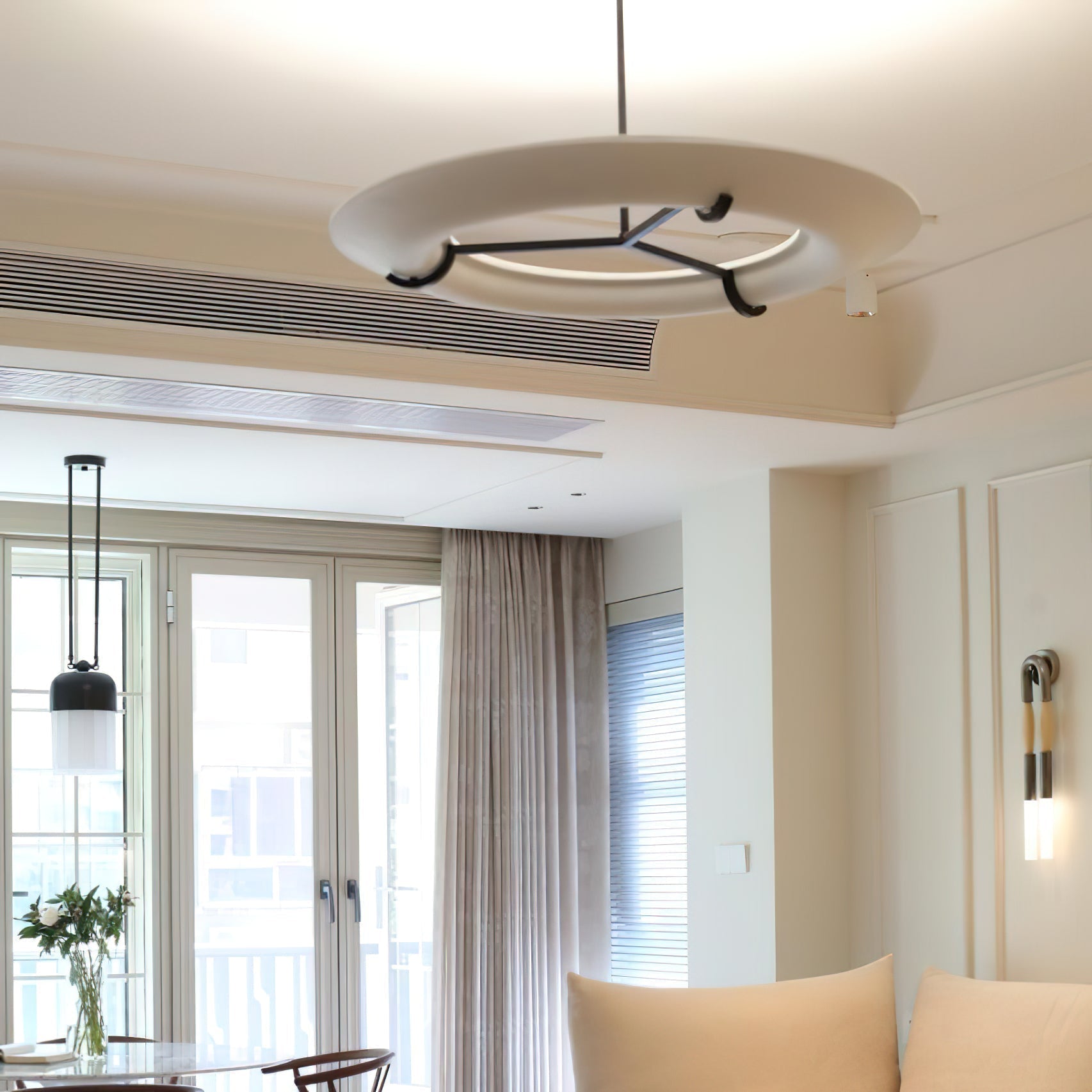 Eldorora Modern Minimalist Brass Alabaster Chandelier - Letslighting