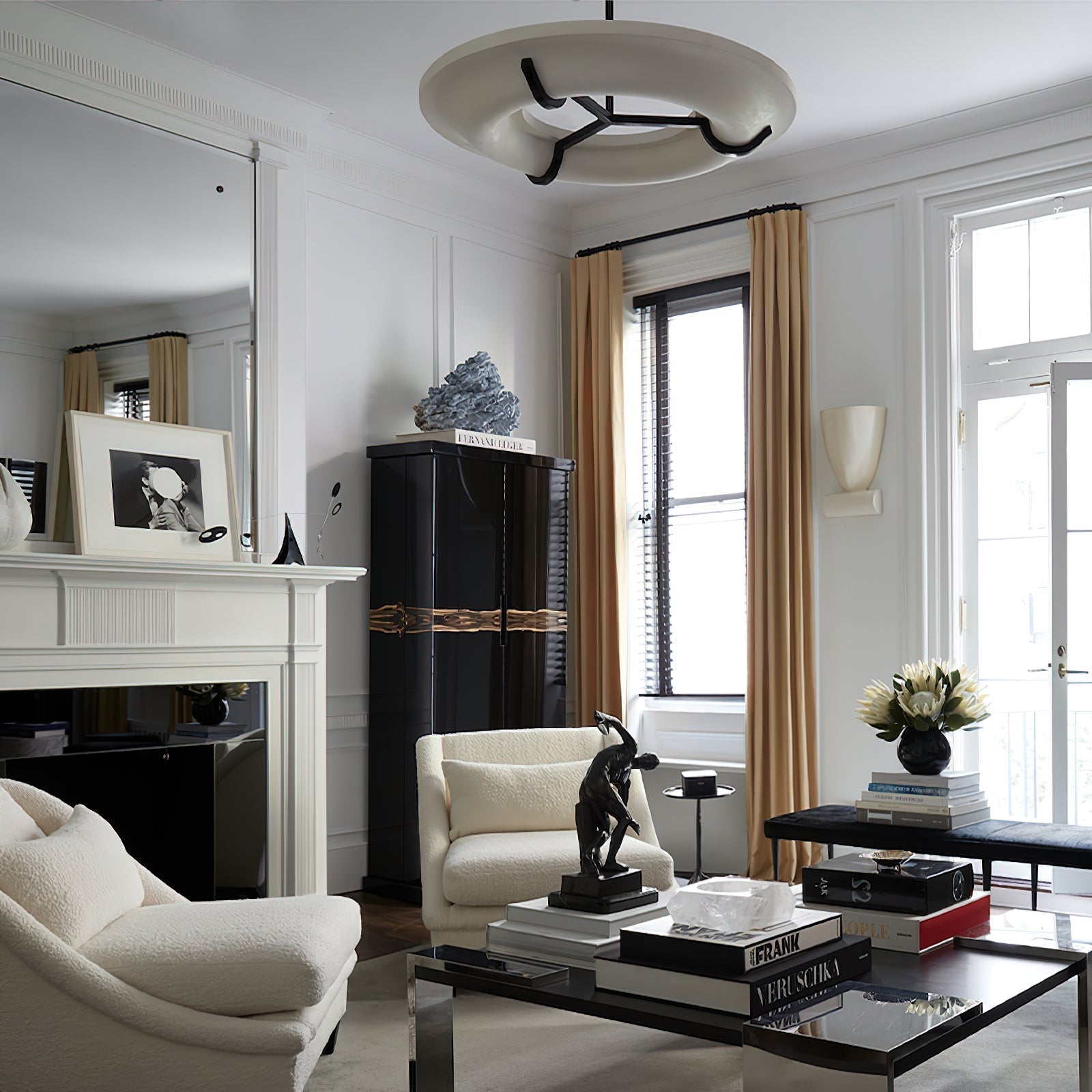 Eldorora Modern Minimalist Brass Alabaster Chandelier - Letslighting