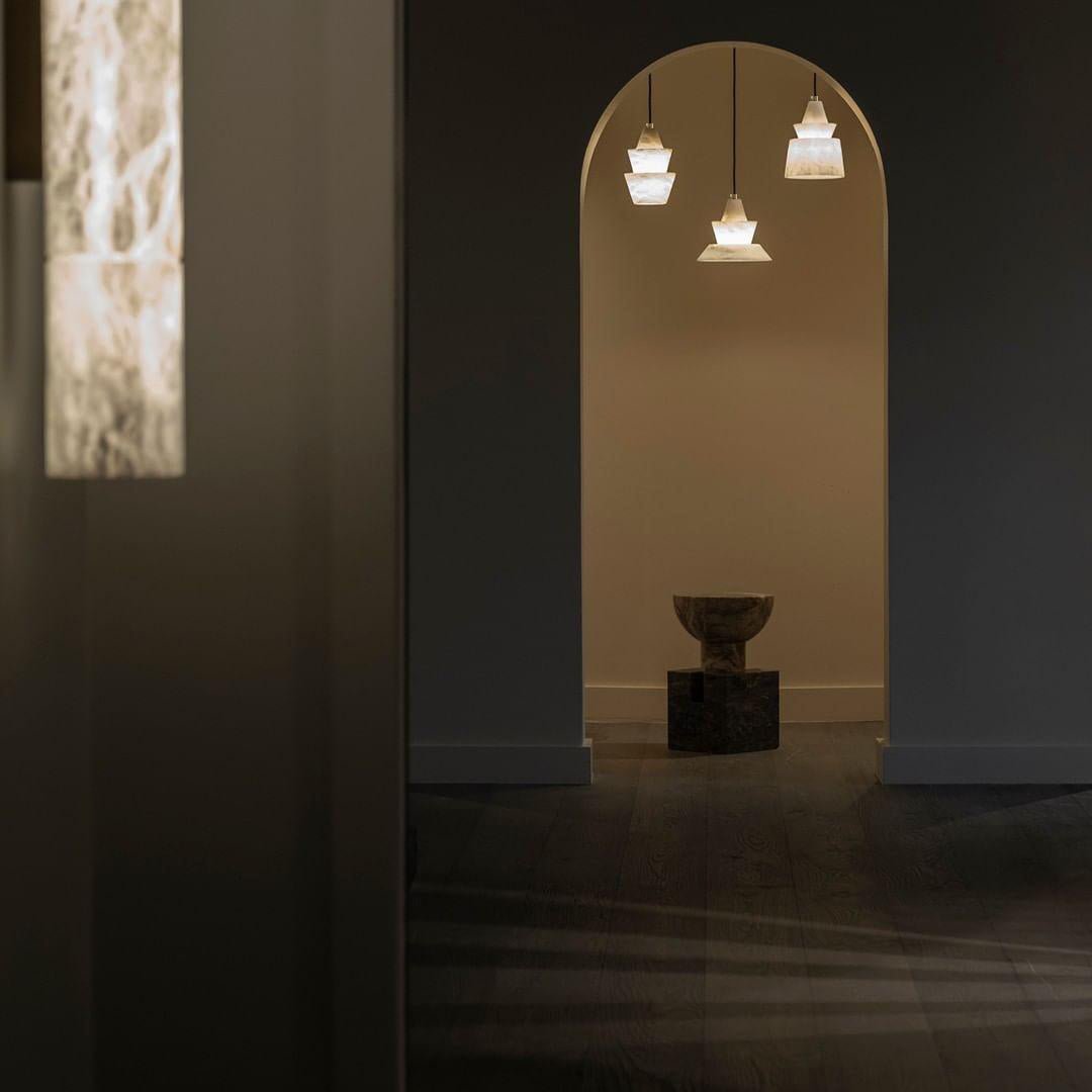 Strata Alabaster Pendant Light - Neutralighting