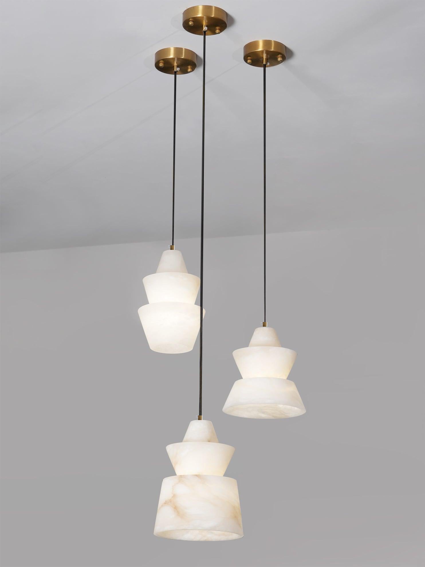 Strata Alabaster Pendant Light - Neutralighting