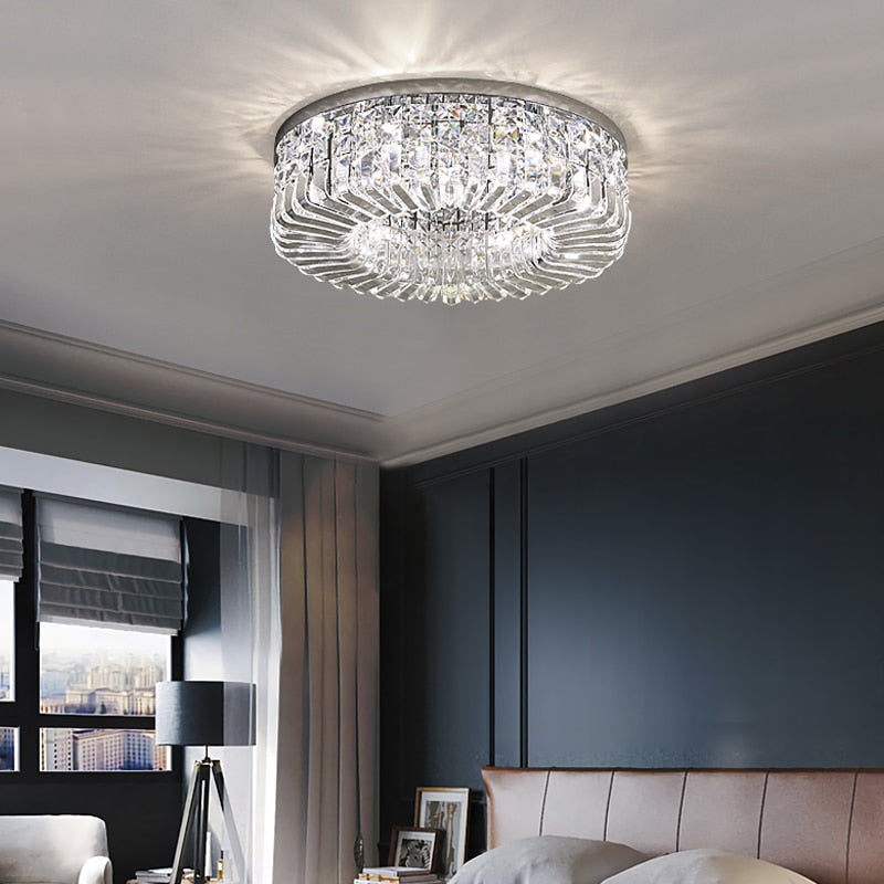 Kristy Luxus LED Denkenleuchte Metall Kristall Wohnzimmer Schlafzimmer-Letslighting