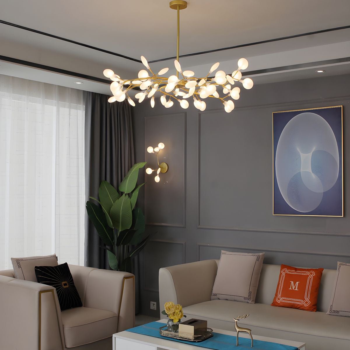 Lustra Eleganter Kronleuchter LED Firefly-Letslighting