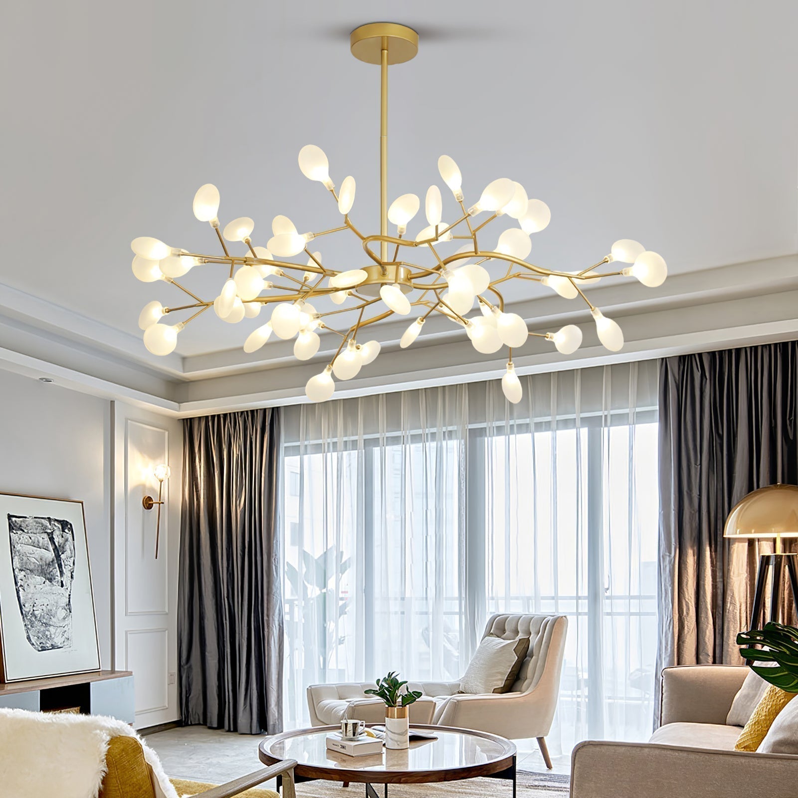 Lustra Eleganter Kronleuchter LED Firefly-Letslighting