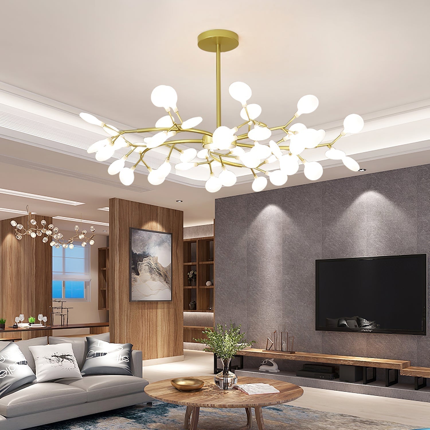 Lustra Eleganter Kronleuchter LED Firefly-Letslighting
