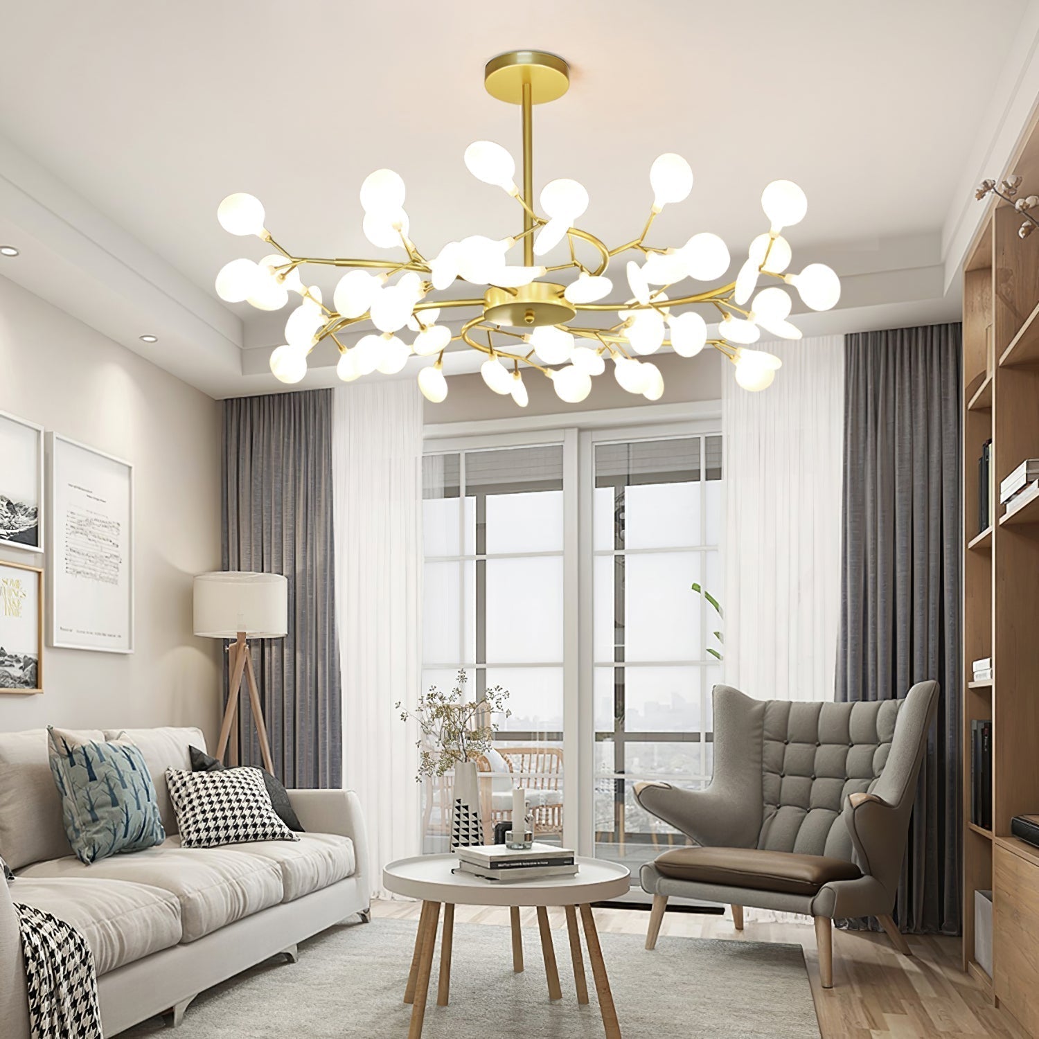 Lustra Eleganter Kronleuchter LED Firefly-Letslighting