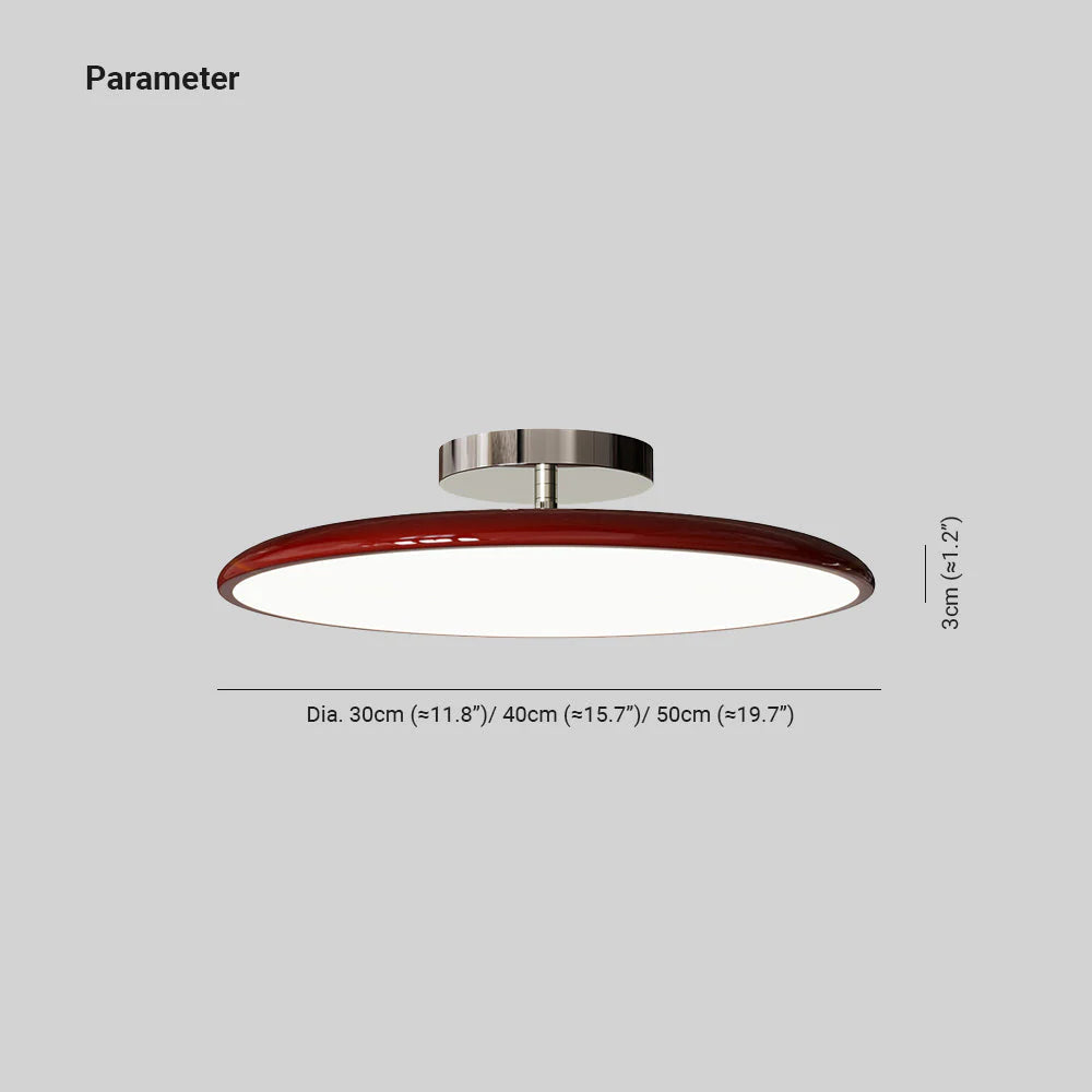 Valentina Vintage LED Deckenleuchte Glas Rot Weiß Grün Schlafzimmer