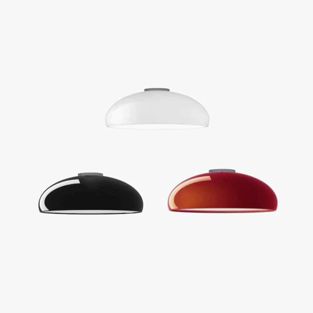 Valentina Vintage LED Deckenleuchte Schwarz Metall Schlaf Wohnzimmer