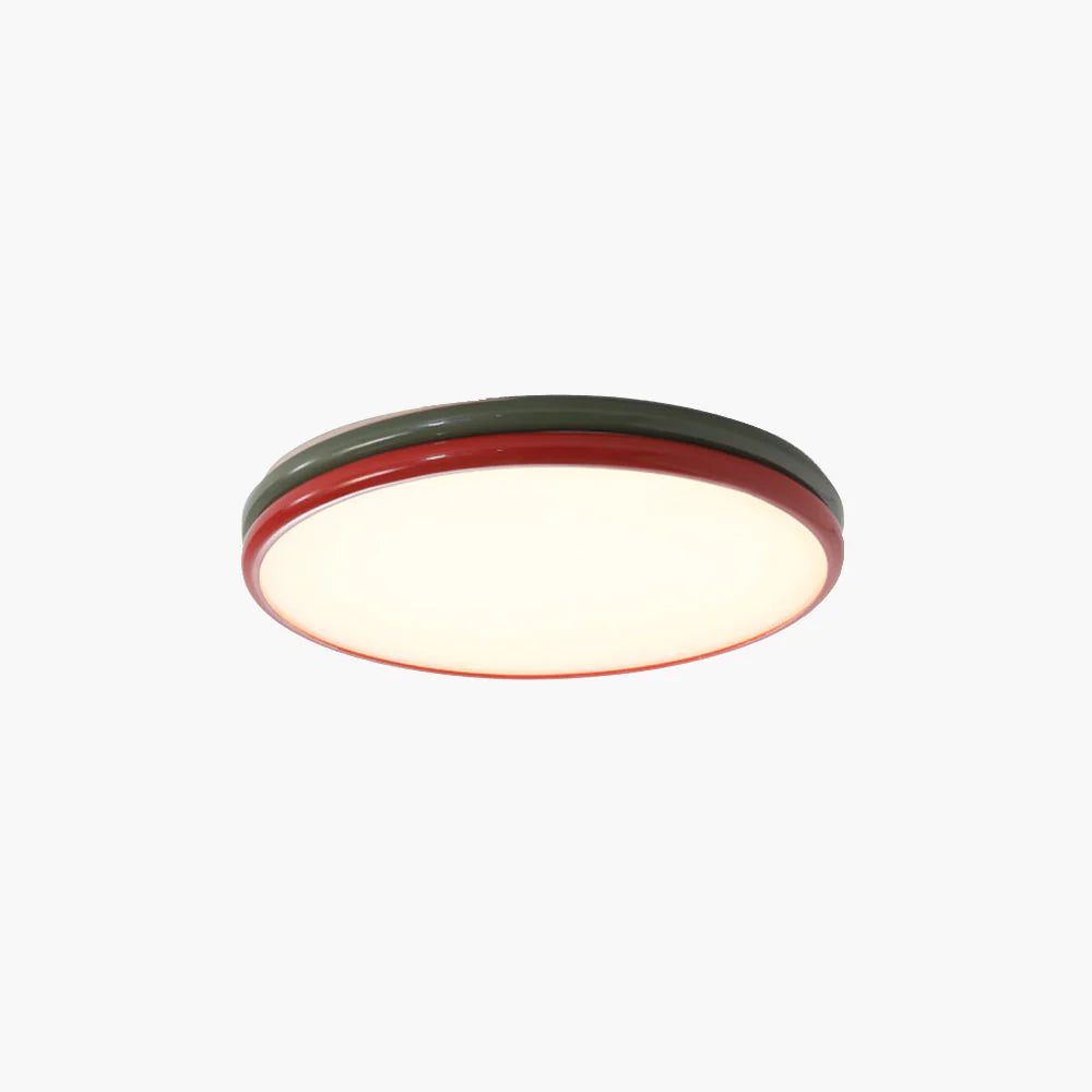 Arisha Modern LED Deckenleuchte Rot Metall Schlaf Ess Wohnzimmer-Letslighting