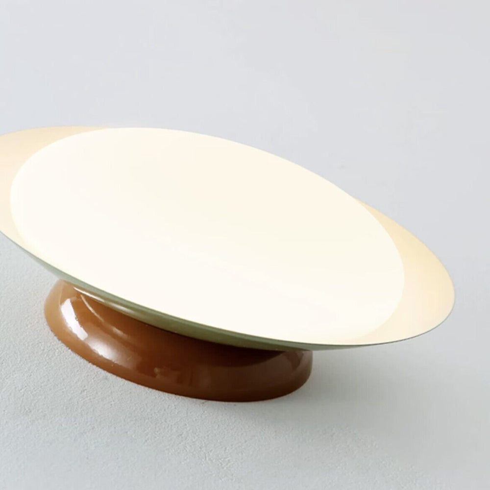 Valentina Vintage Deckenleuchte Grün Chrom Beige Metall Schlafzimmer