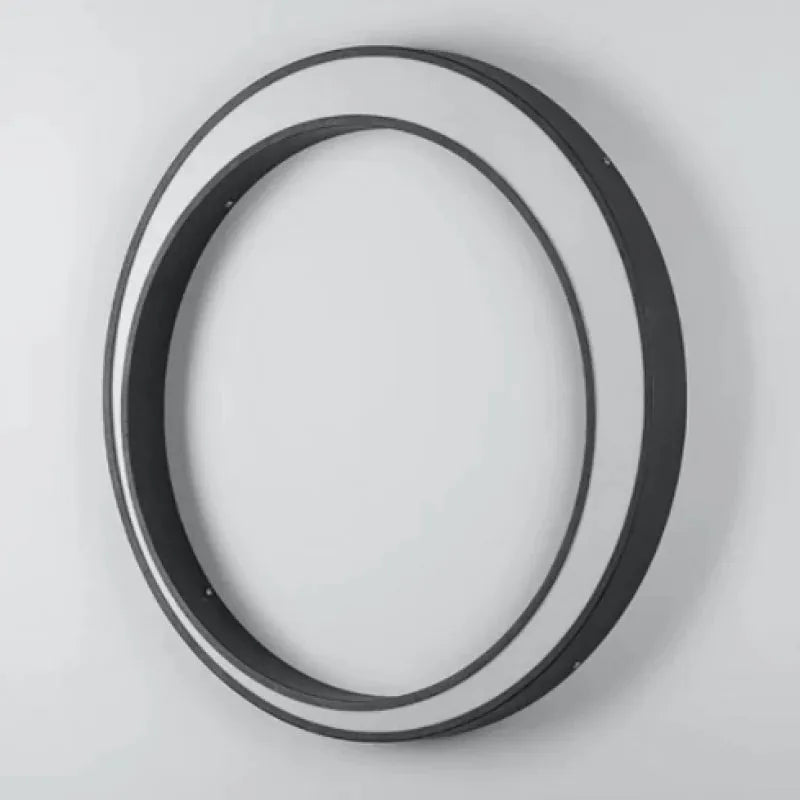 Ray Modern Ring Wasserdichte Wandleuchte Schwarz-Weiß Garten/Außenbereich