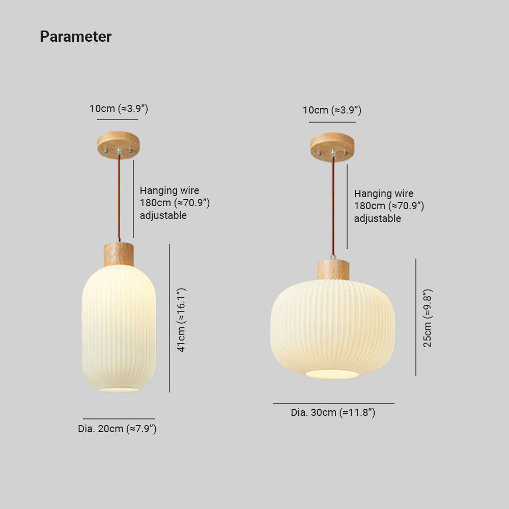 Muto Modern LED Pendelleuchte Weiß 2 Stile Ess/Wohnzimmer Holz/Glas