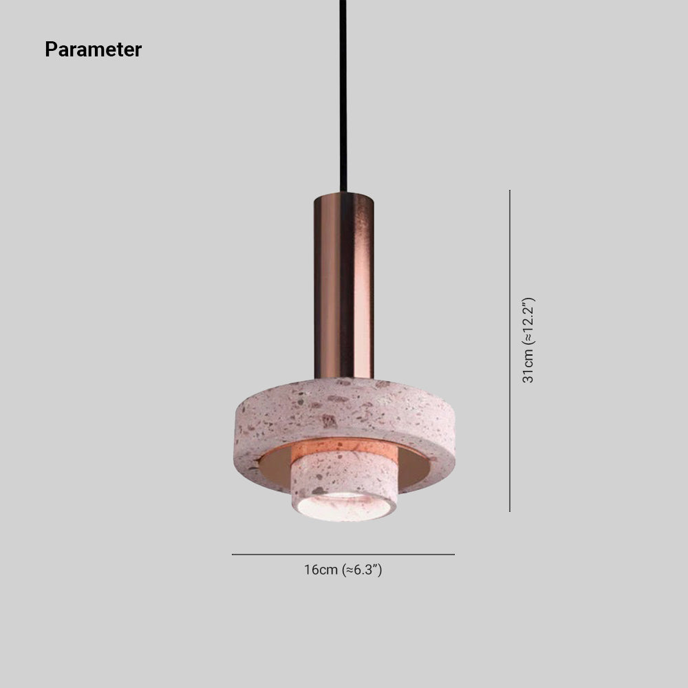Zaid Modern LED Pendelleuchte Zylinder Wohn/Schlafzimmer Metall