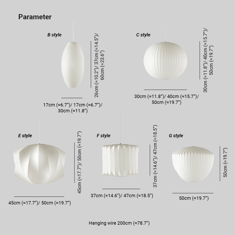 Ritta Modern LED Pendelleuchte Weiß Wohnzimmer/Esstisch Metall&Stoff-Letslighting