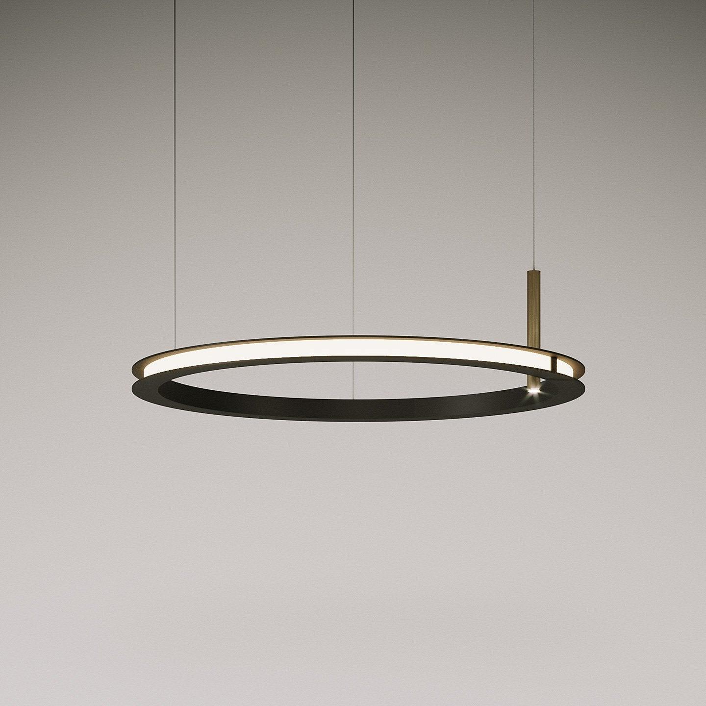 Aurora Kronleuchter Ring Lagen Minimalistisch-Letslighting