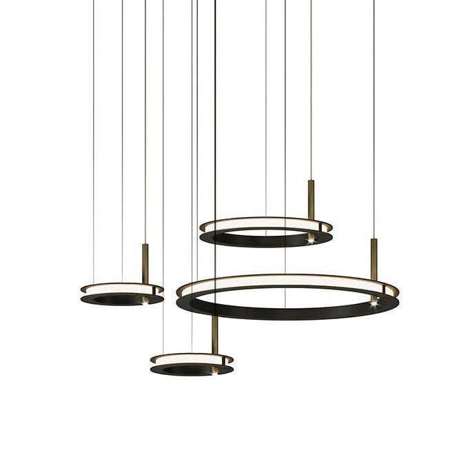 Aurora Kronleuchter Ring Lagen Minimalistisch-Letslighting