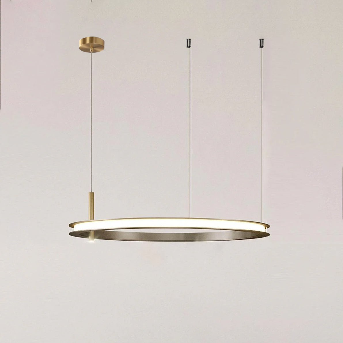 Aurora Kronleuchter Ring Lagen Minimalistisch-Letslighting