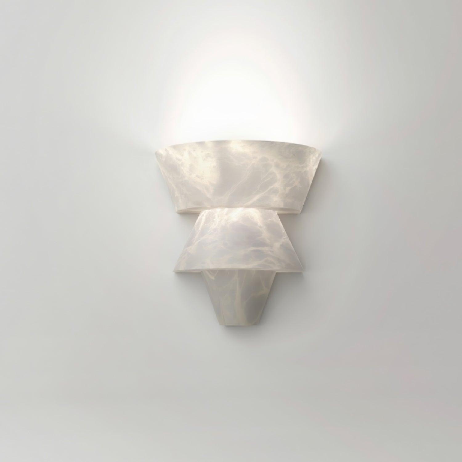 Vyloren Tiered Alabaster Wall Light - Neutralighting