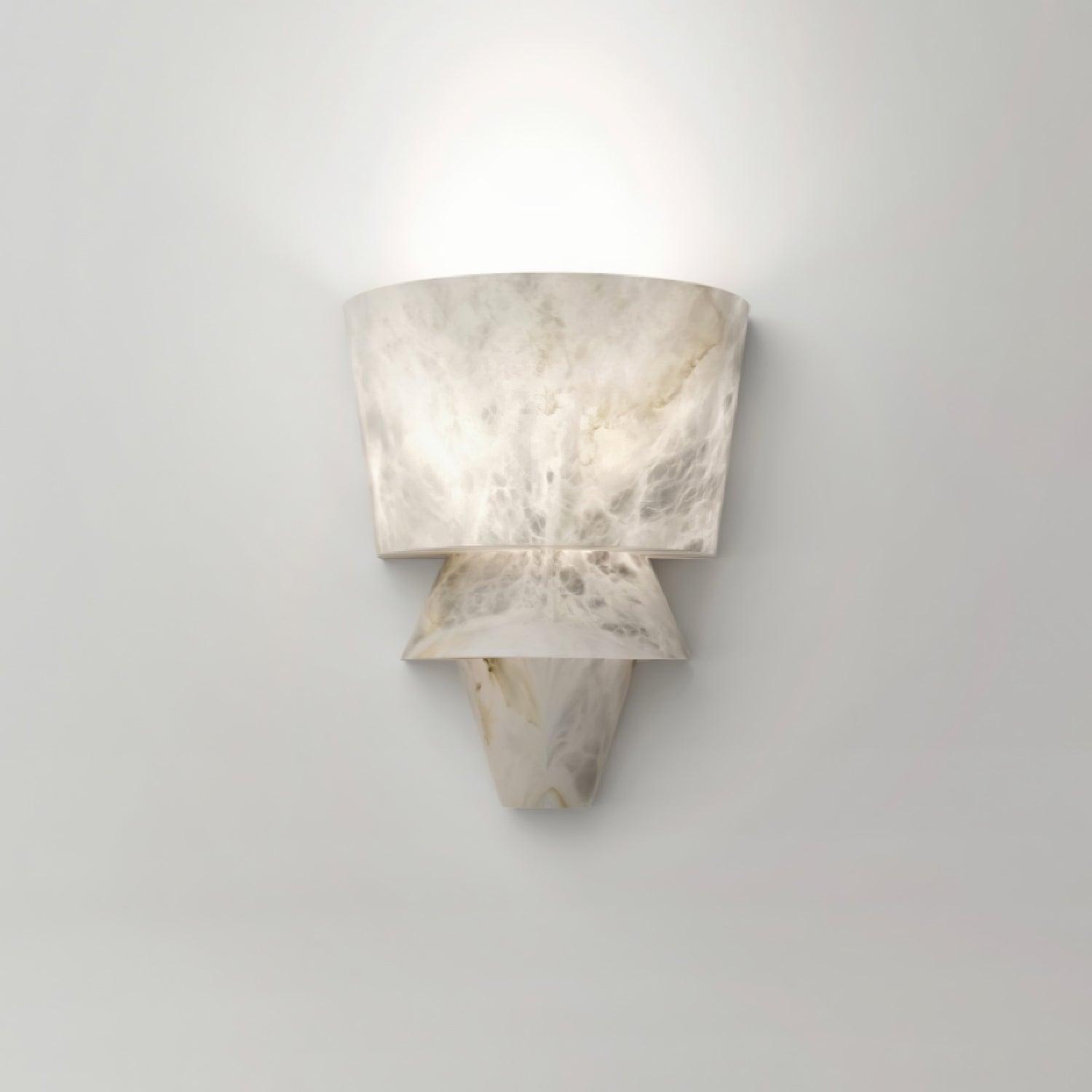 Vyloren Tiered Alabaster Wall Light - Neutralighting
