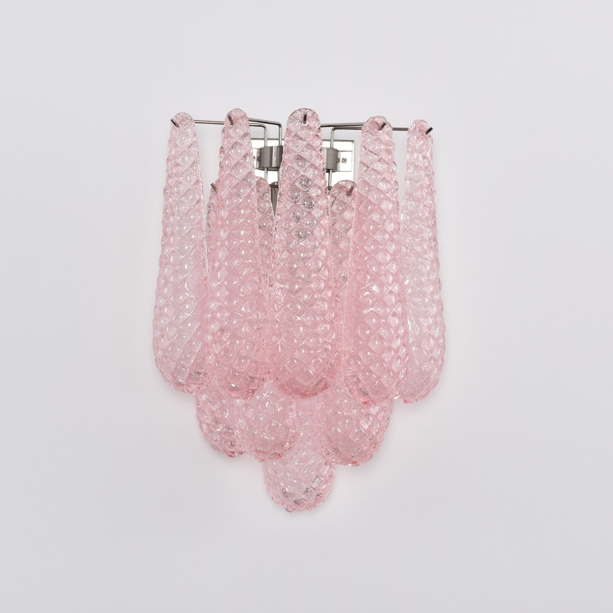 Aurora Wall Lamp Pink Teardrop Glass Floral Artistic - Neutralighting