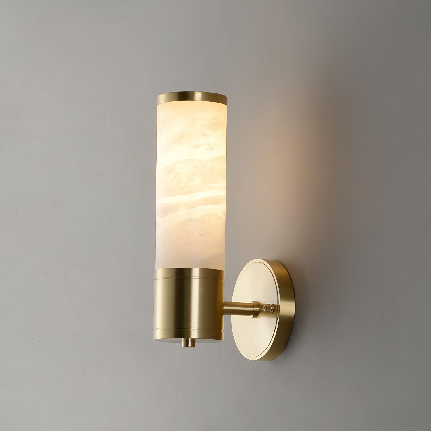 Kaia Minimalist Alabaster Wall Lamp - Neutralighting