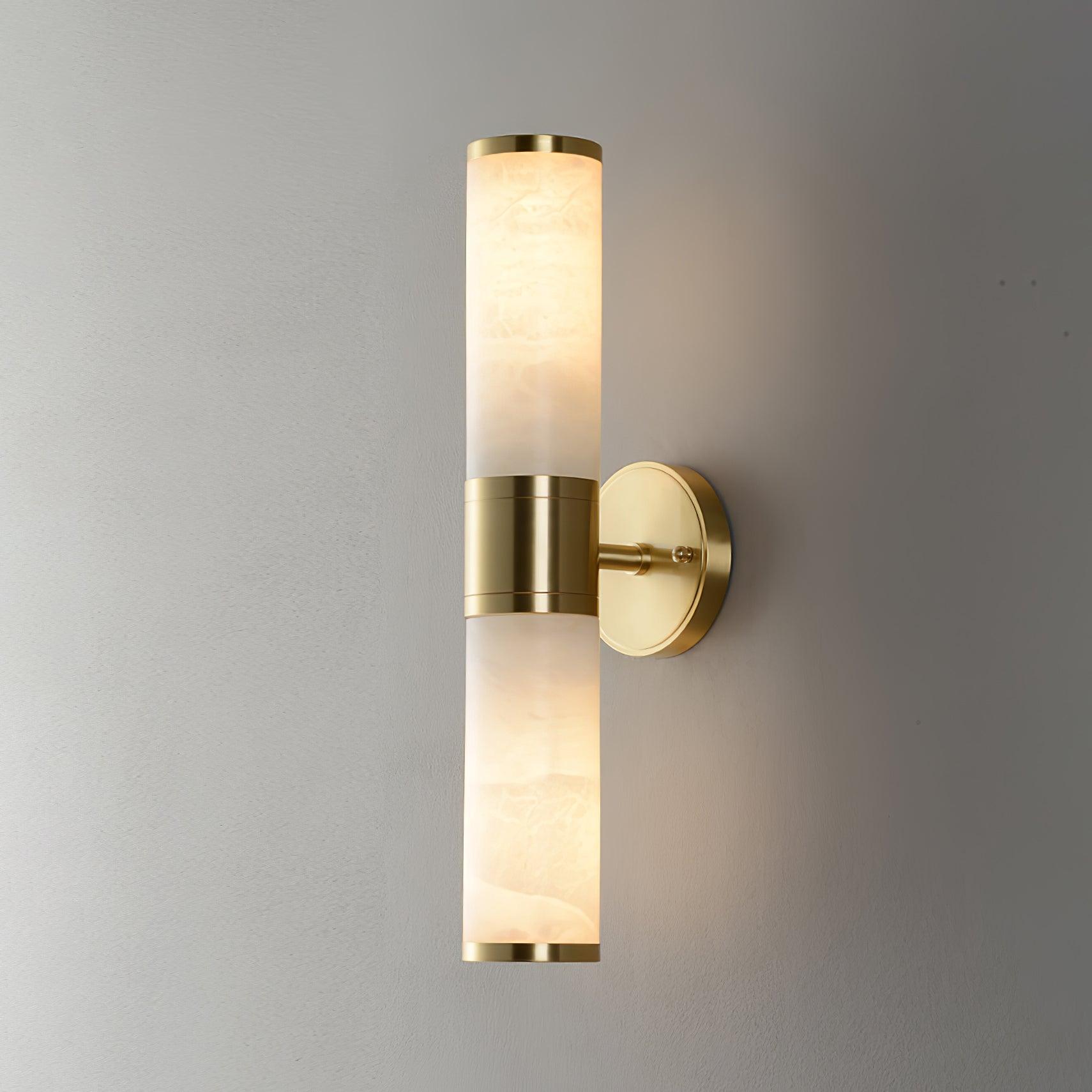 Kaia Minimalist Alabaster Wall Lamp - Neutralighting