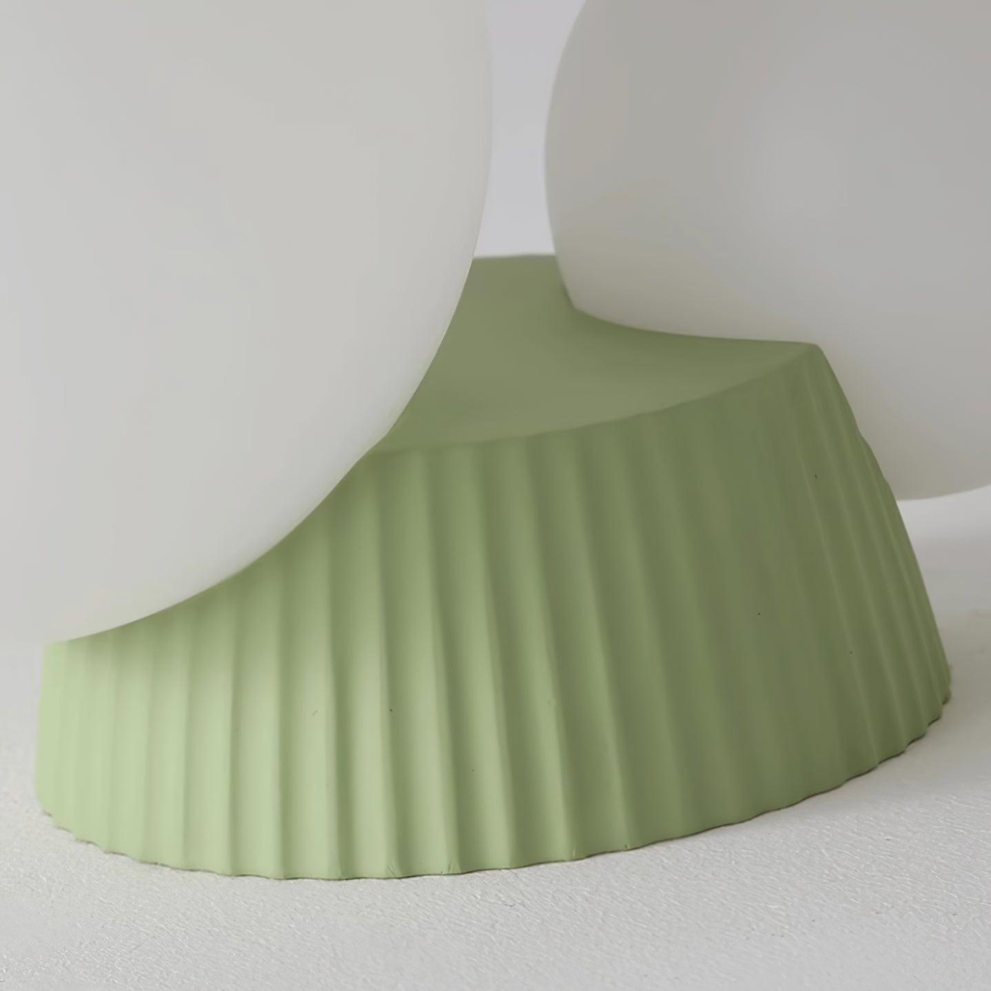 Ceiling Light Playful Asymmetry with Dual Frosted Glass Globes - Letslighting