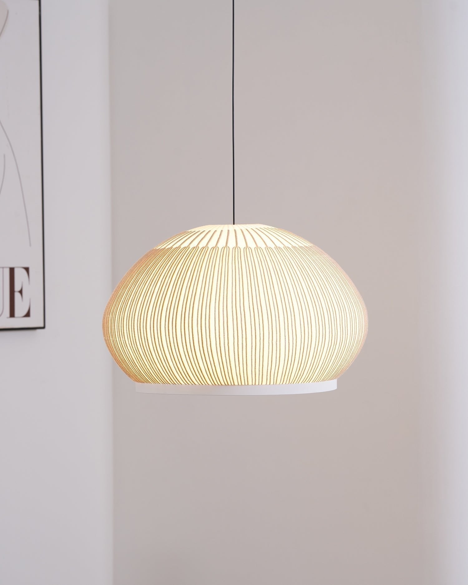 Blythe Minimalistisch Stoff Pendelleuchte Leuchte-Letslighting
