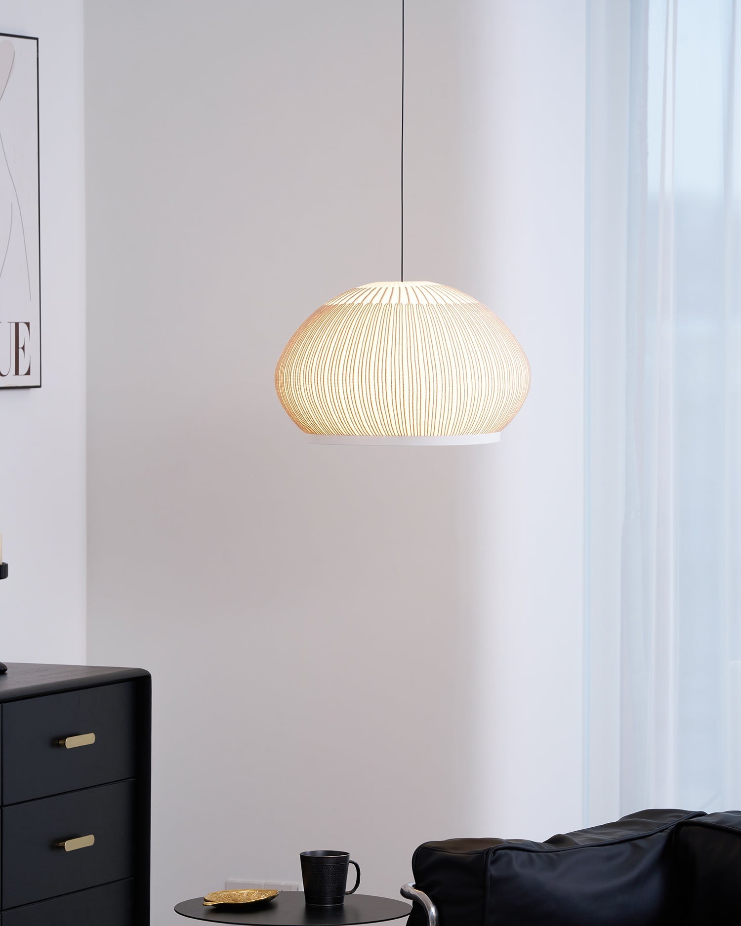 Blythe Minimalistisch Stoff Pendelleuchte Leuchte-Letslighting