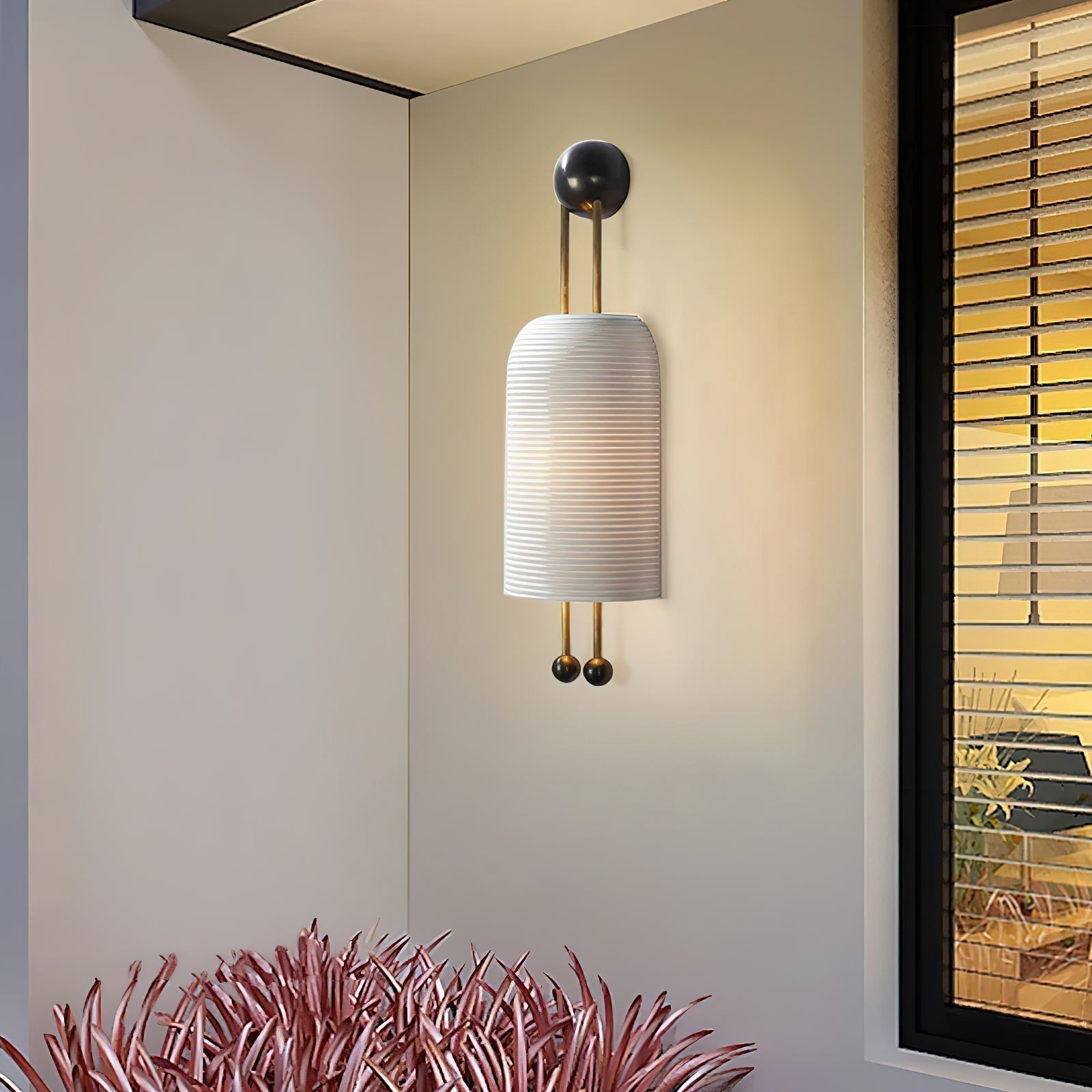 Zelaeora Glaslaternen-Wandleuchte-Letslighting
