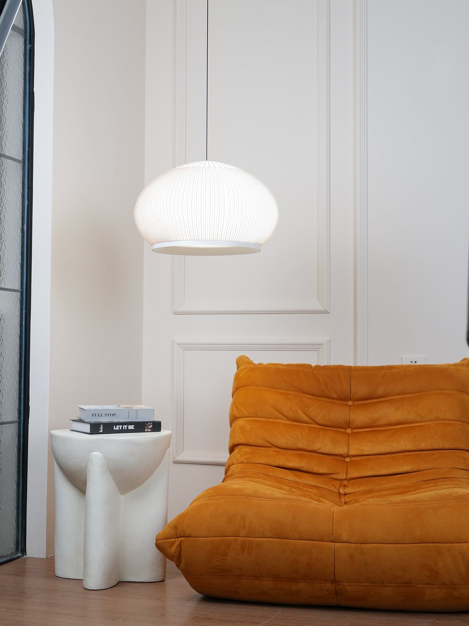 Blythe Minimalistisch Stoff Pendelleuchte Leuchte-Letslighting