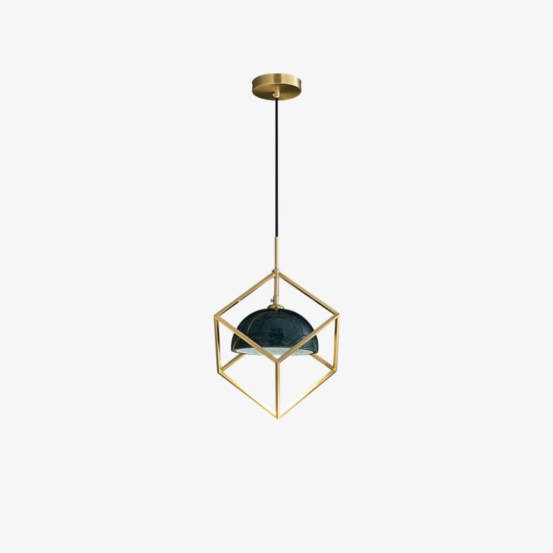 Cubo Modern Brass Pendant Lamp - Blowlighting