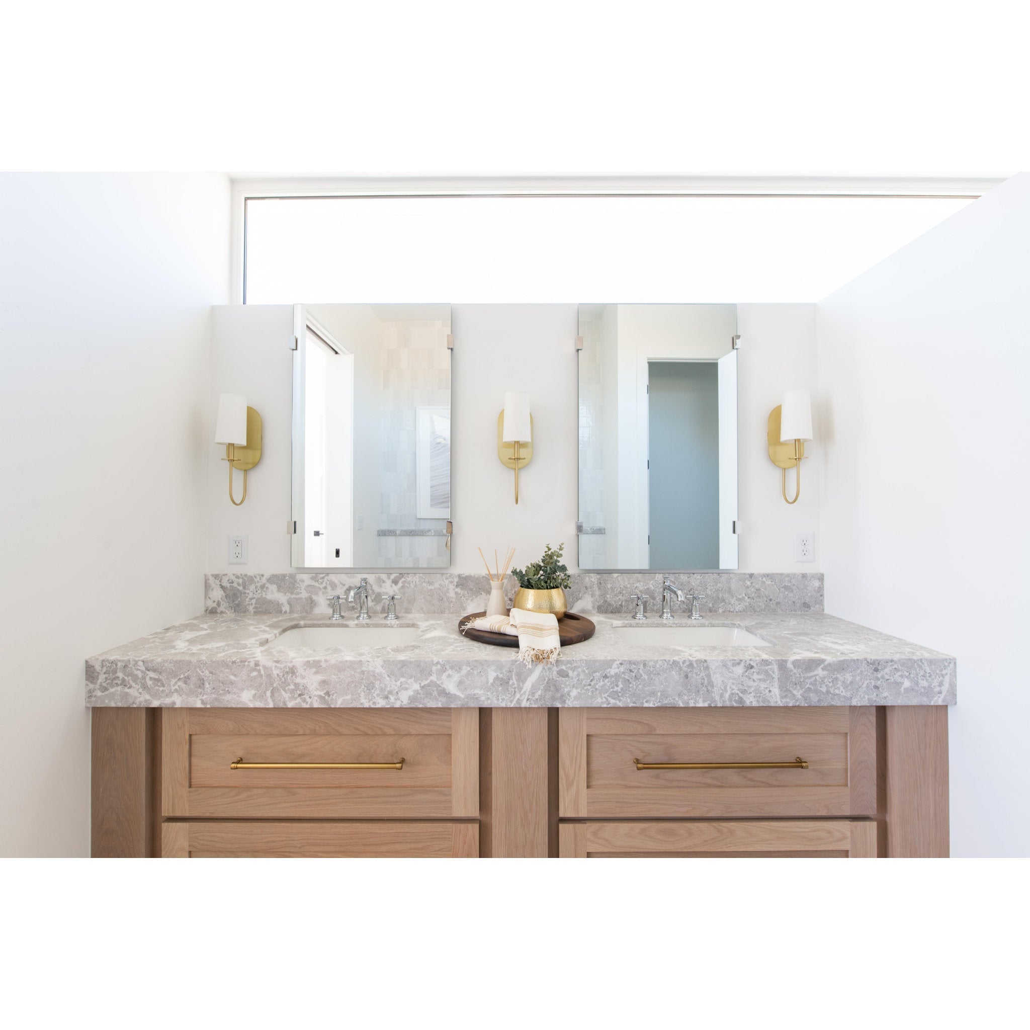Voloraris Elegance Wandleuchte aus Messinggewebe-Letslighting