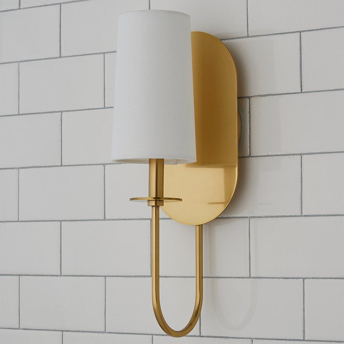 Voloraris Elegance Wandleuchte aus Messinggewebe-Letslighting