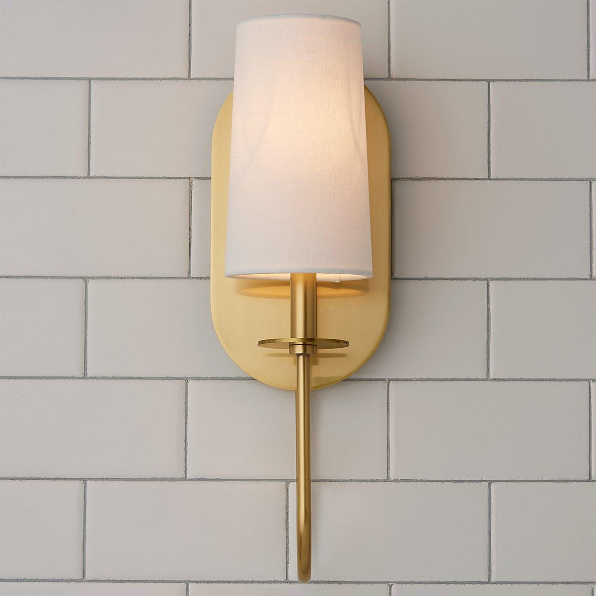 Voloraris Elegance Wandleuchte aus Messinggewebe-Letslighting