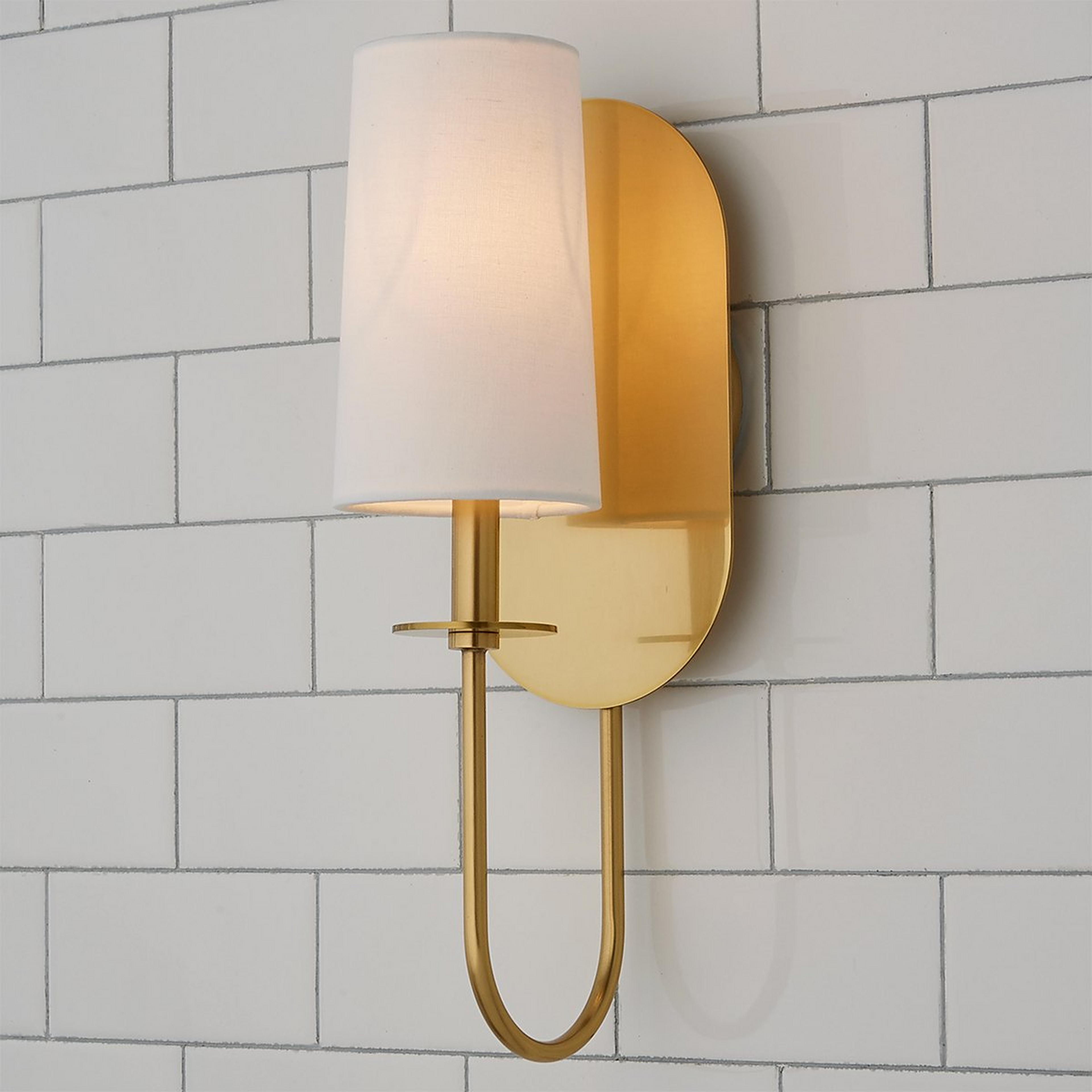 Voloraris Elegance Wandleuchte aus Messinggewebe-Letslighting