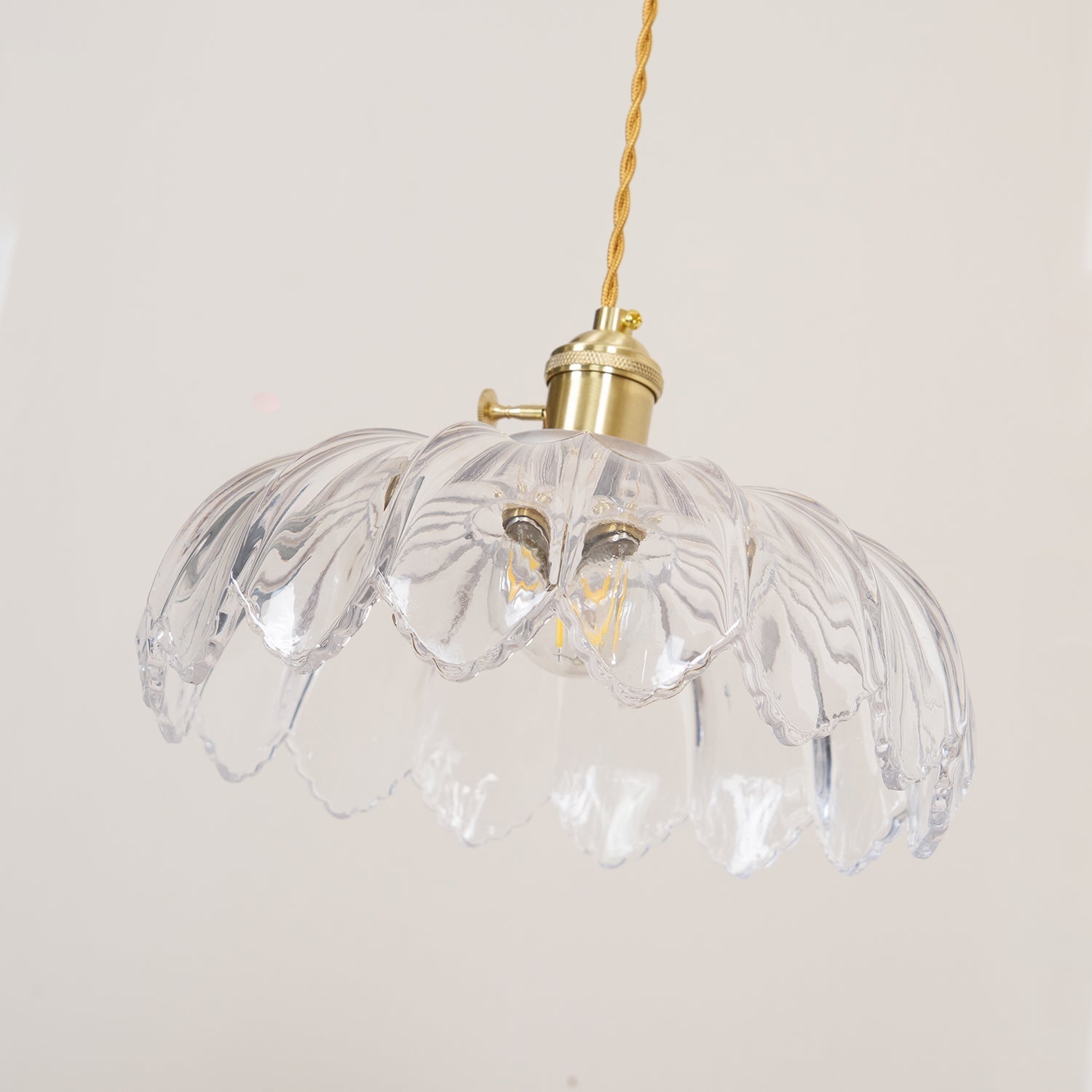 Limea Grüne Glas-Blumen-Pendelleuchte-Letslighting