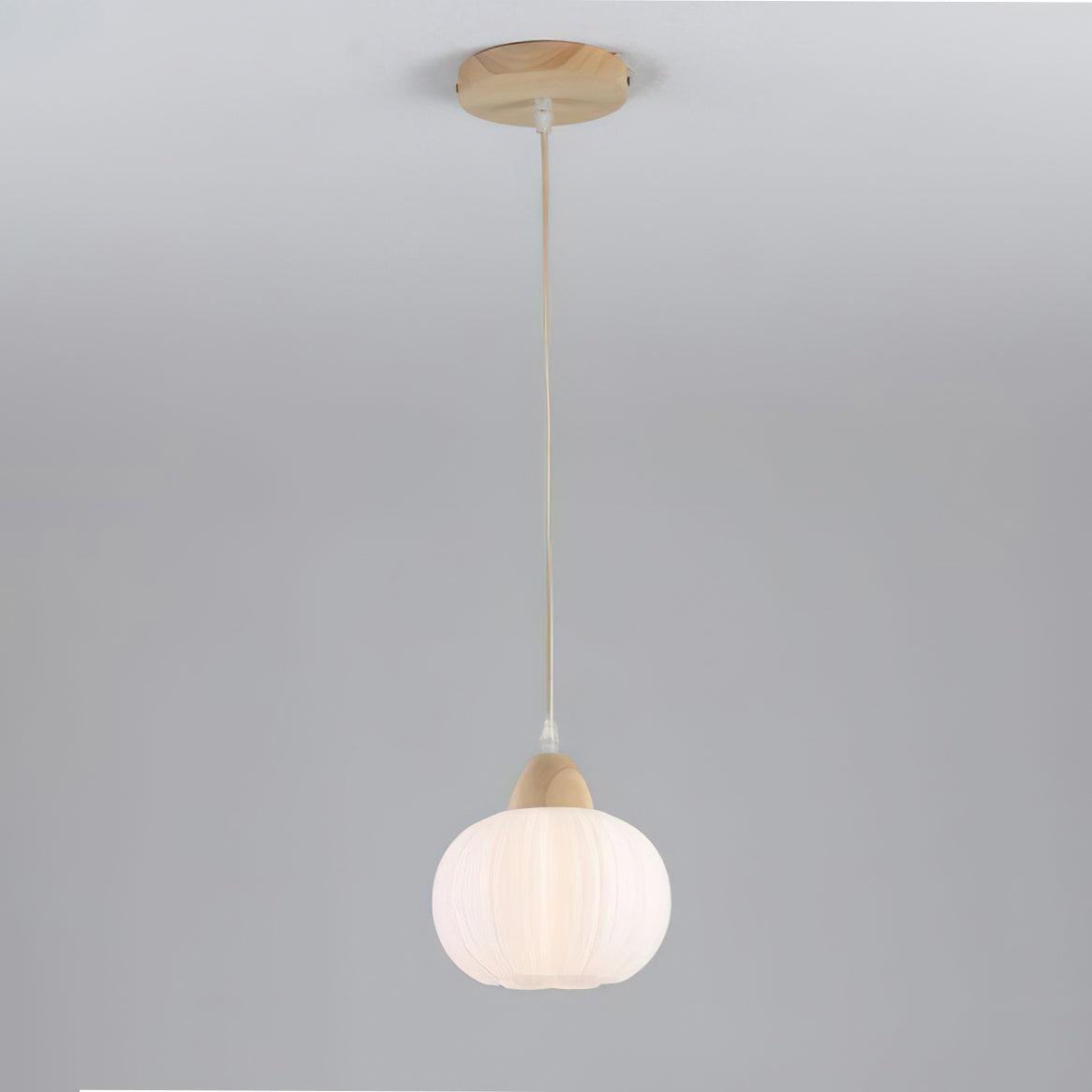 Pumpkin Moderne Holz Pendelleuchte-Letslighting