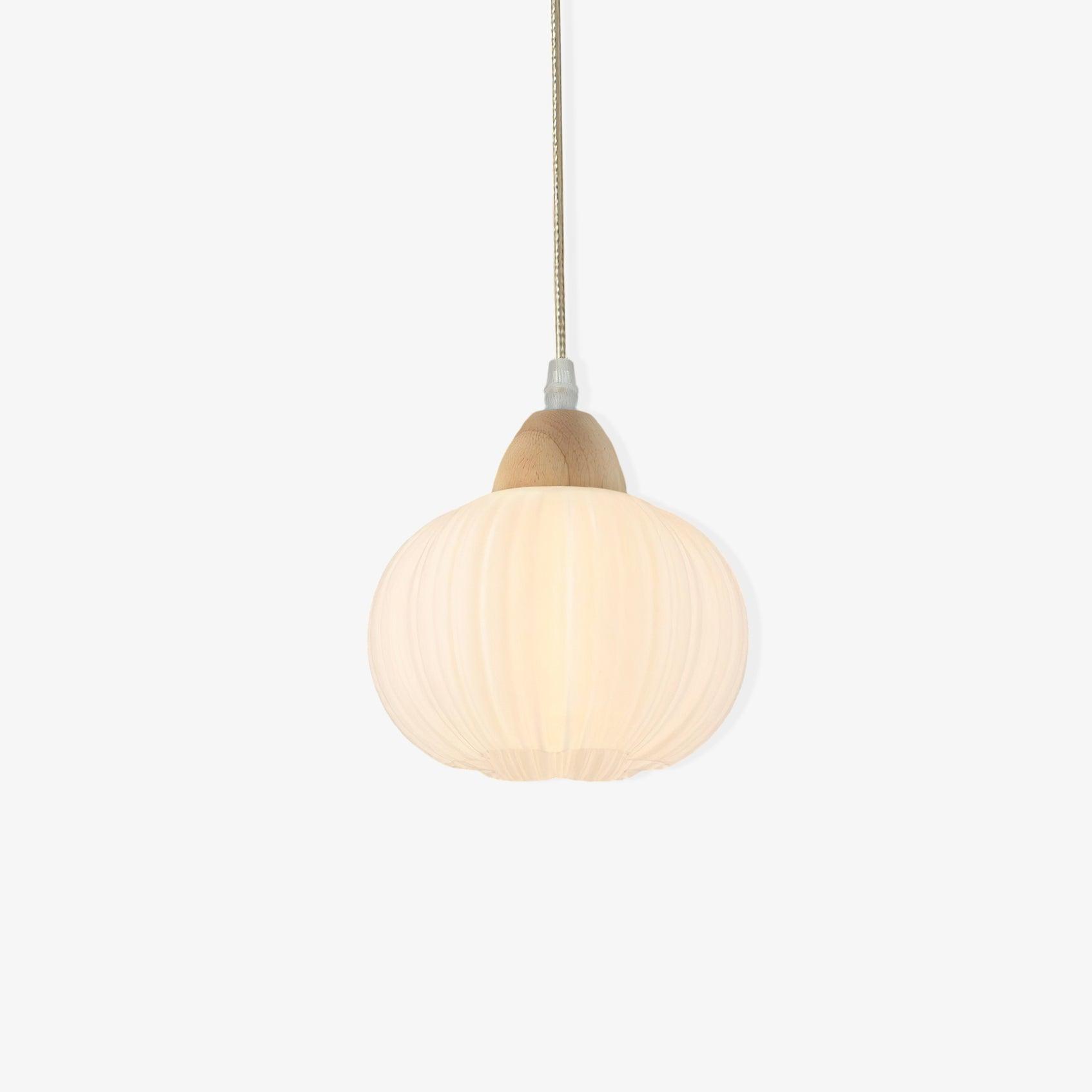 Pumpkin Moderne Holz Pendelleuchte-Letslighting